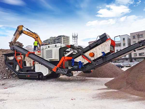 The Russia 200Tph Mobile Aggregates Production Line