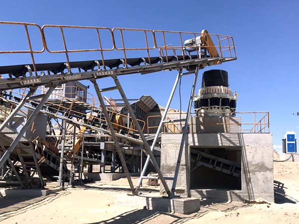 The Sri Lanka 200Tph Granite Gravel Aggregate Production Line