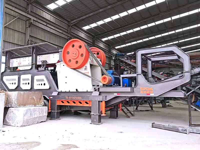 mobile jaw crusher plant